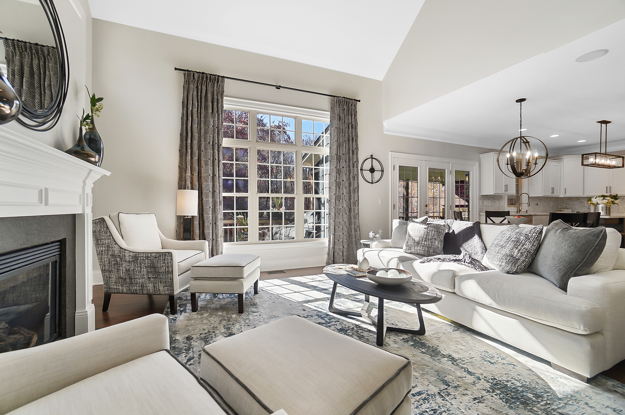 Living room interior design consultation with Valerie Ruddy.