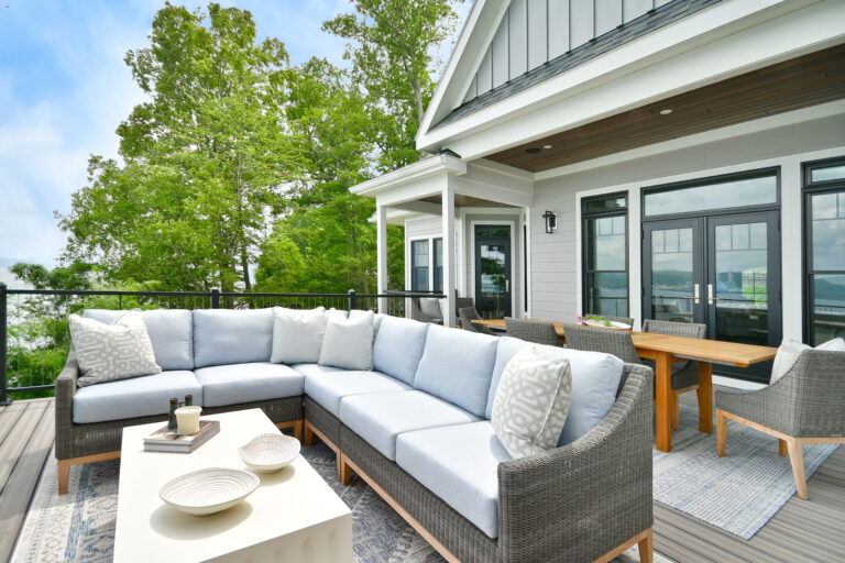 Outdoor living set and furniture pieces for Spring.