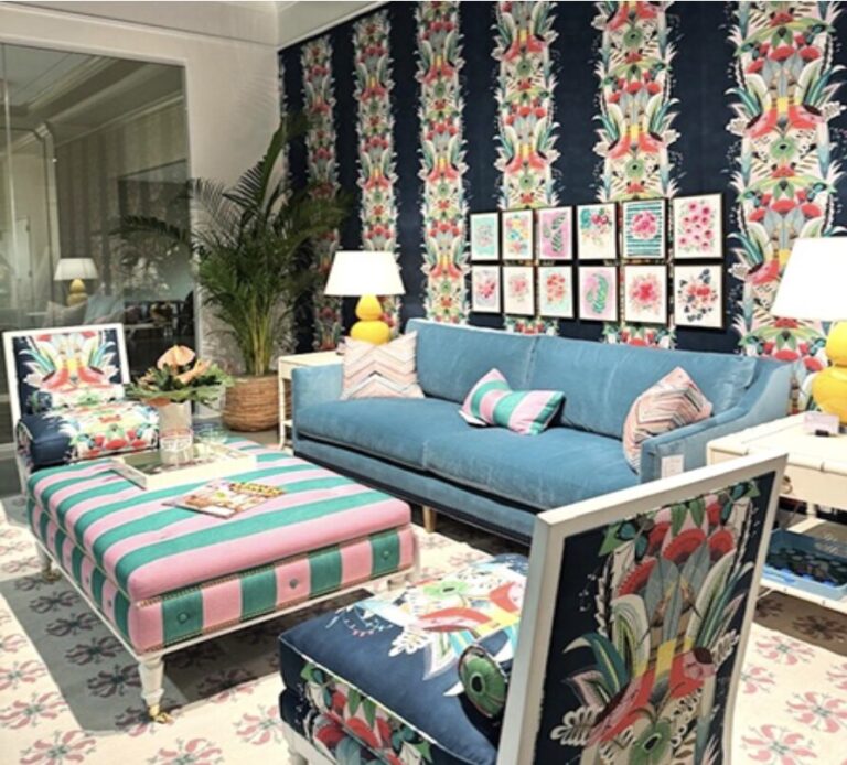 Eclectic living room set from Spring Market.